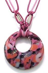 ElfenGlas-Serie CORALIE - handgefertigter Unikat-Glasschmuck in Juwelier-Qualitt